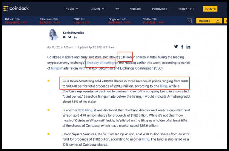 Coinbase:加密货币交易所每天赚几千万美元