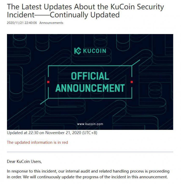 慢雾：以 KuCoin 例如，盗窃事件，「揭开」 Tornado.Cash 的匿名面纱